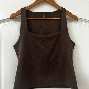 Brown Sleeveless Beyond Yoga Tank